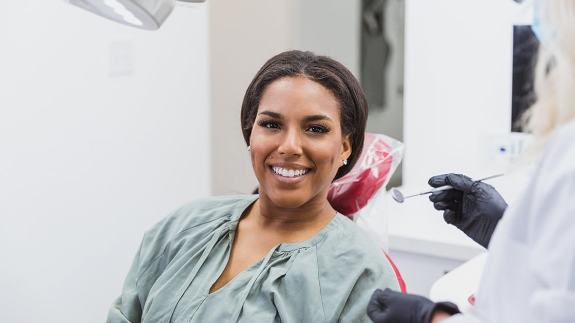 Smiling Patient First Visit